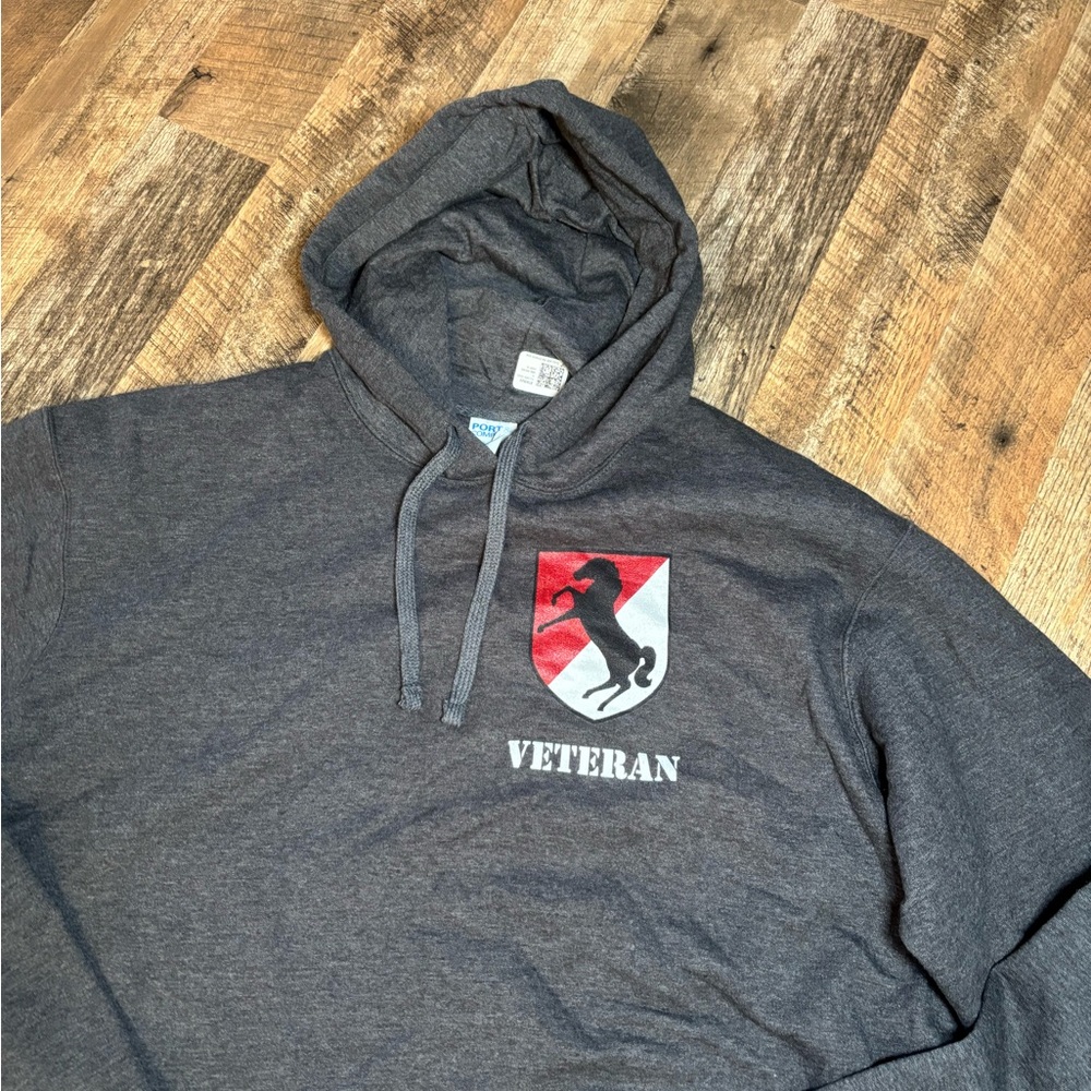Adult 11th Armored Cavalry Regiment Pullover Hoodie Size XL - Picture 3 of 7